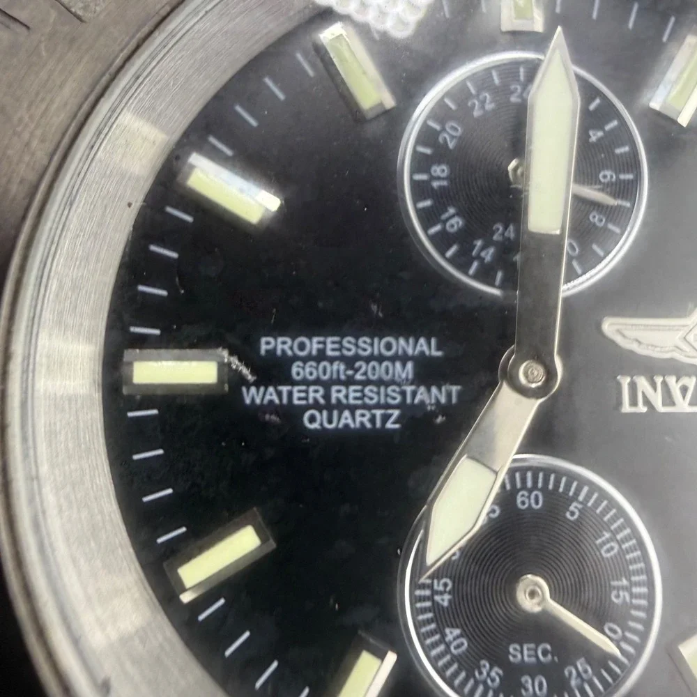 Vintage Invicta Watch Pro Diver‎ No Band READ